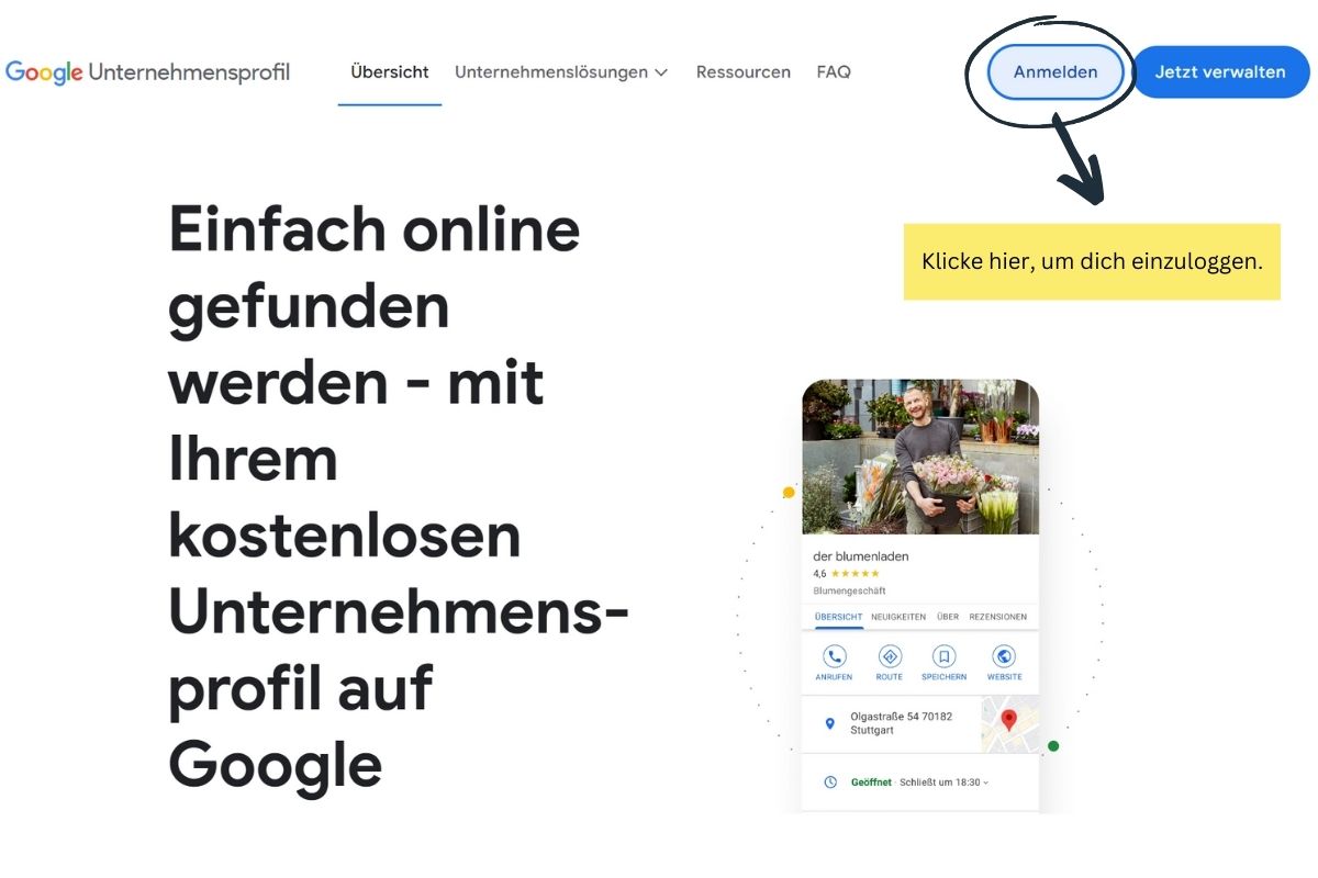 Google My Business übertragen